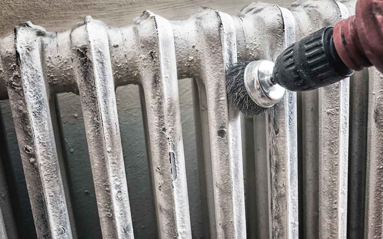 Nettoyer radiateur fonte