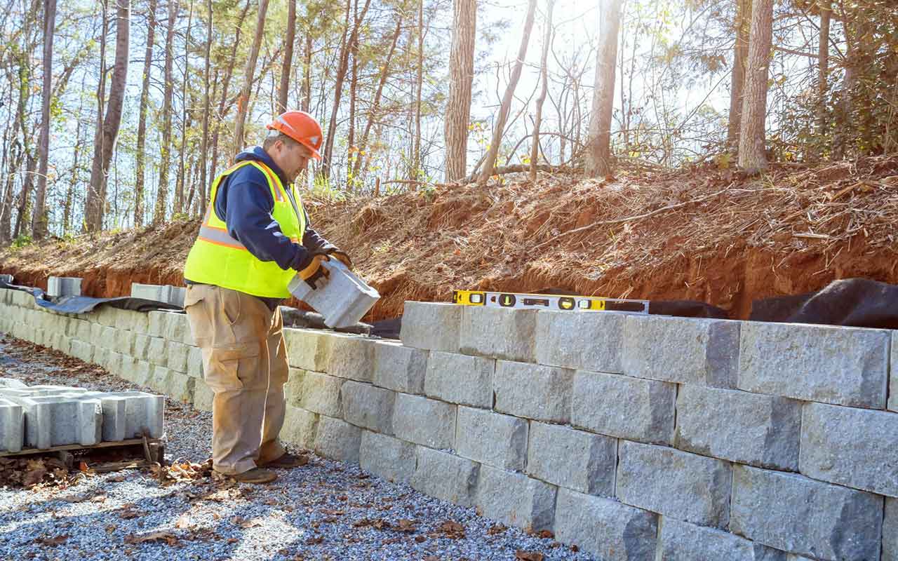 barbacane mur de soutènement