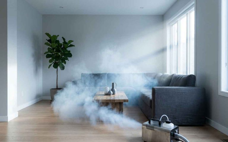 fumigation pour désinfecter une maison