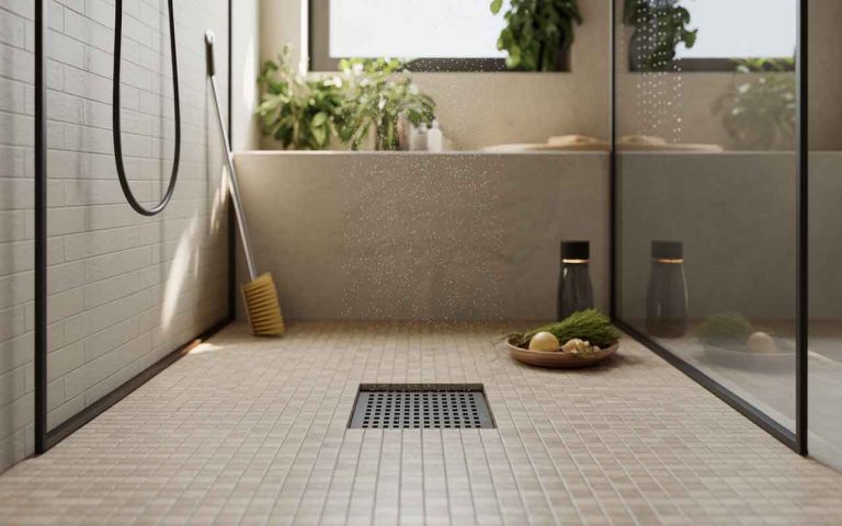 remontée odeur douche italienne