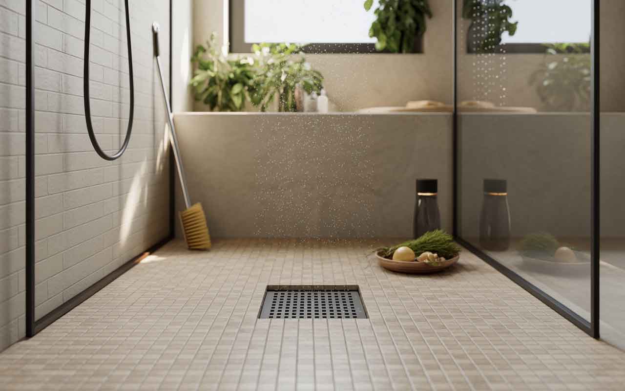 remontée odeur douche italienne