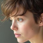 Illustration réaliste sur 5 idées de coupe courte pour cheveux ondulés et bouclés : styles tendance 2024