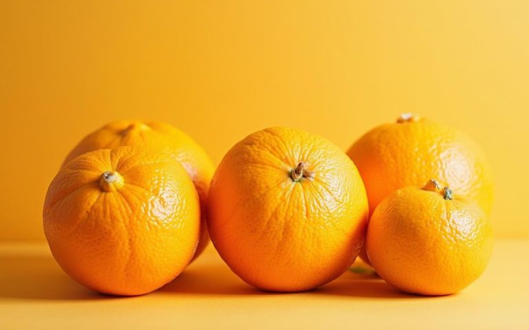 Illustration réaliste sur Calories orange : teneur nutritionnelle complète et guide de consommation