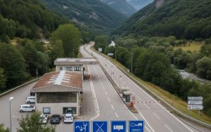 Contrôle douanier à la frontière Espagne-France sur le glyphosate.