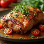 Illustration réaliste sur Sauté de porc Cookeo : recette facile et rapide au multicuiseur